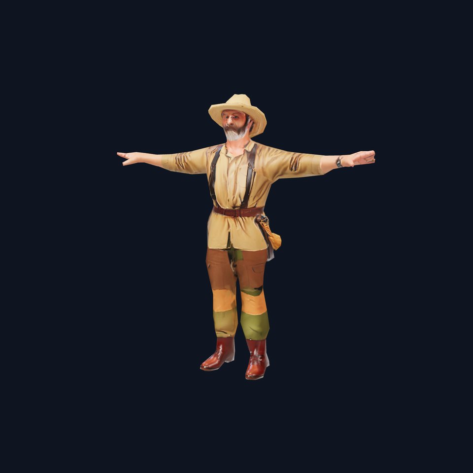 Adventurer Safari Outfit model pack